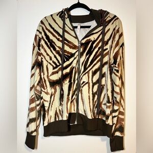 Lularoe Cozy Crystal Large capri pants and MATCHING Large Bethany zip up hoodie